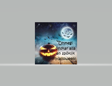 Ohmegi önskar alla en spöklik Halloween